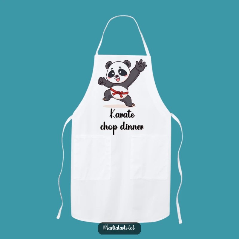 Funny Panda Chef Apron: Hilarious Martial Arts Kitchen Gift