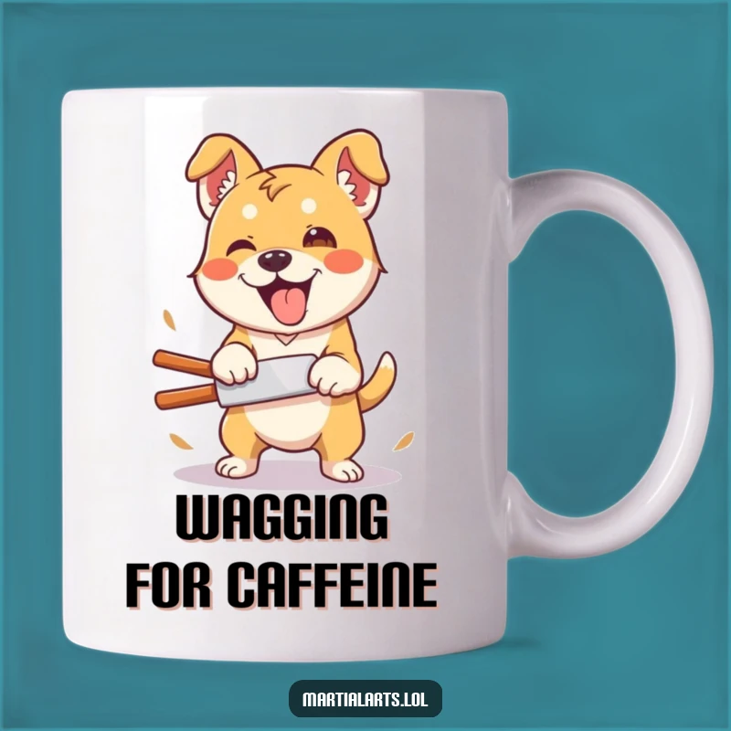 Funny Dog Karate Mug: Silly Enthusiast Chop Gift for Pet Lovers