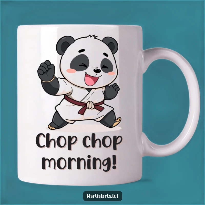 Funny Panda Karate Chop Mug: Kung Fu Panda for a Perfect Funny Gift