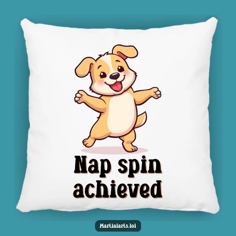Funny Dancing Dog Pillow: Snuggle Up with Spirited Fun, Hilarious Gift