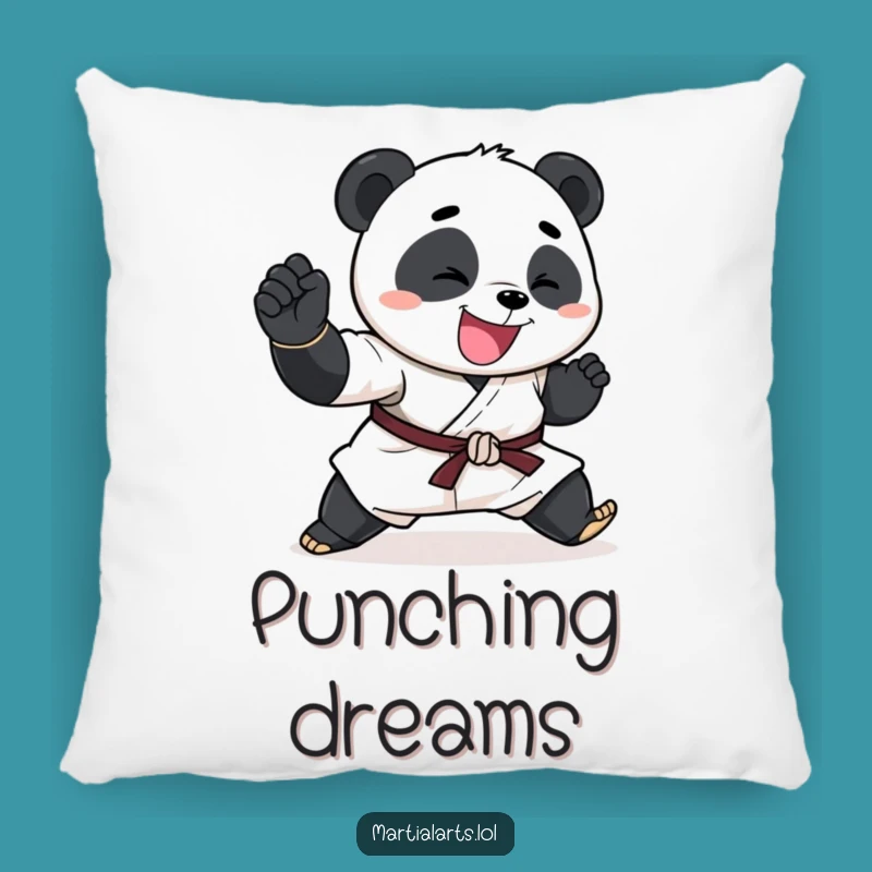 Funny Panda Pillow: Soft Comfort with a Kung Fu Chop Funny Gift