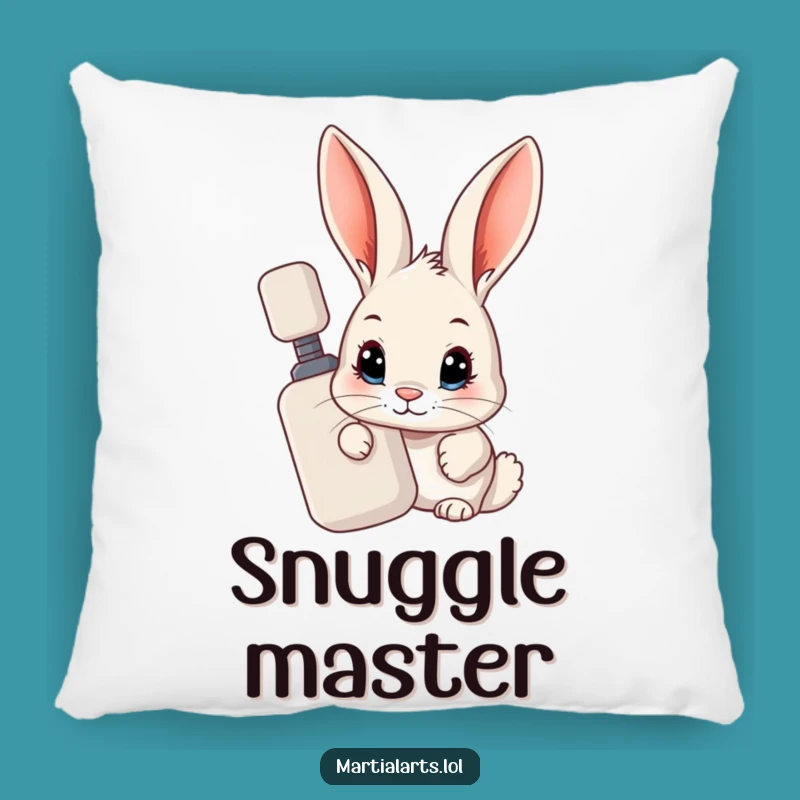 Funny Rabbit Curious Pillow: Playful Peeking Comfort Gift