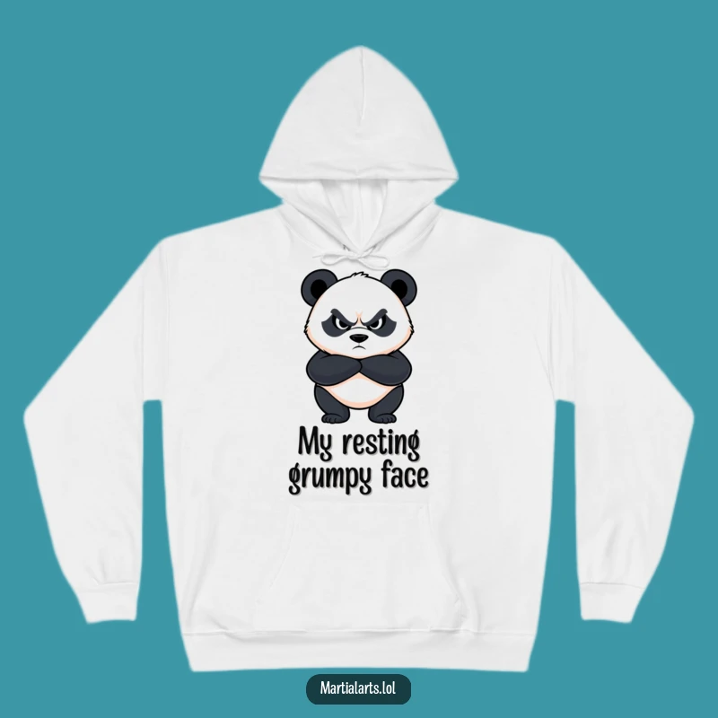 Funny Panda Fortress Hoodie: Stay Cozy with Hilarious Fierce Protection
