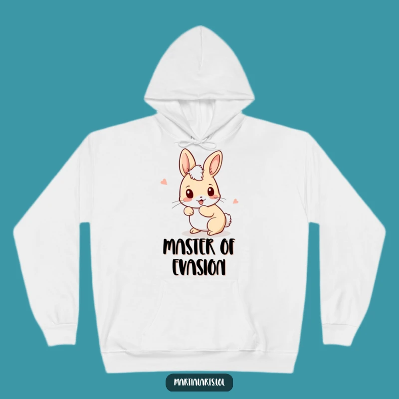 Funny Rabbit Boxer Hoodie - Cozy Ducking & Weaving Sweatshirt Gift