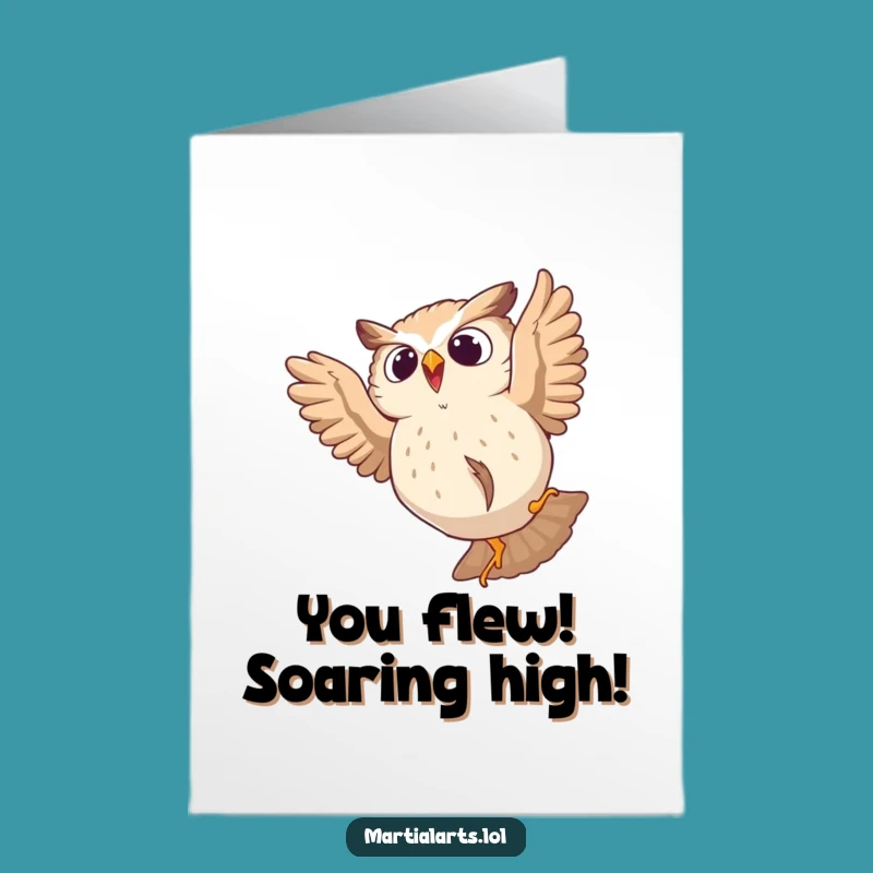 Free Printable Owl Congrats Card: Funny Downloadable Oops Gift