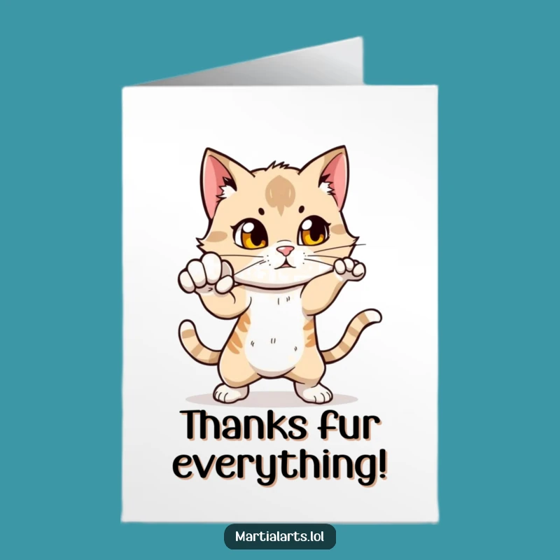Free Printable Funny Cat Thank You Card: Pawsome Thanks Downloadable