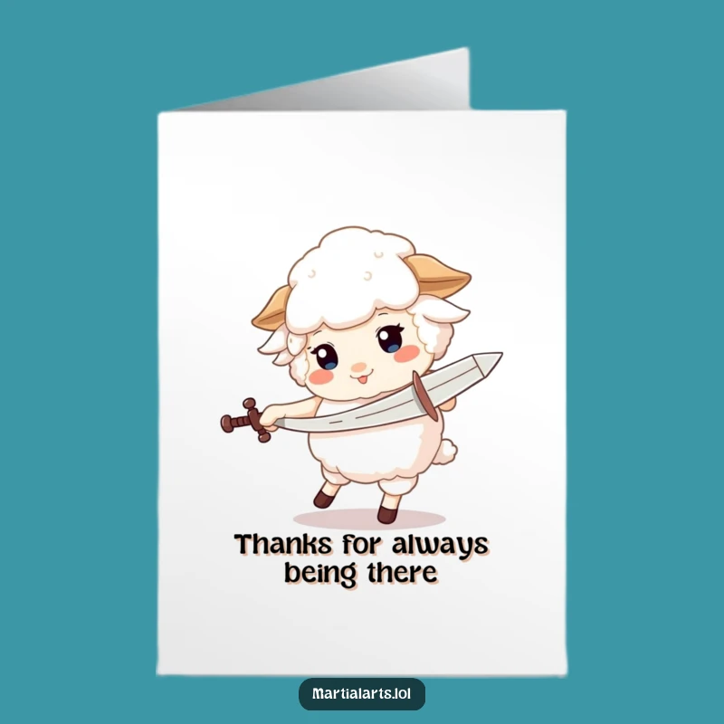 Free Printable Sheep Thank You Card - Funny Downloadable Gratitude!