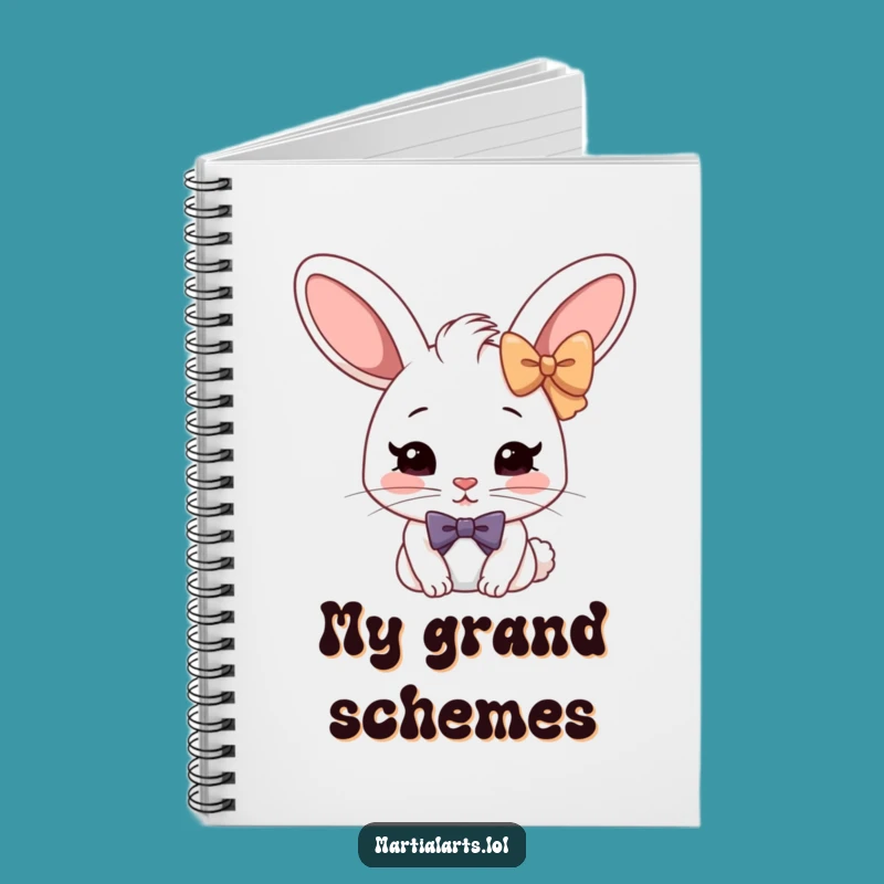 Funny Rabbit Bow Notebook: Journaling with Polite Humor