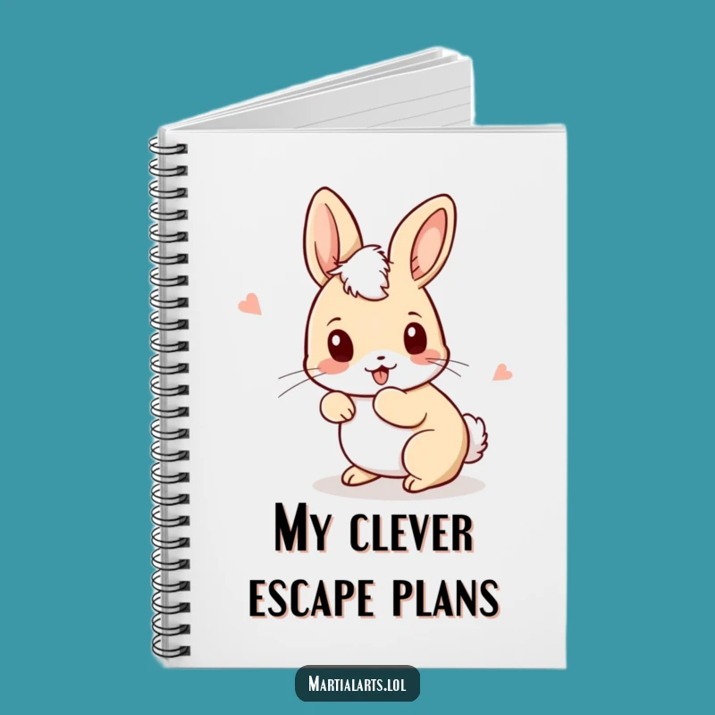 Funny Rabbit Boxer Notebook - Journal Your Agile Ideas Gift