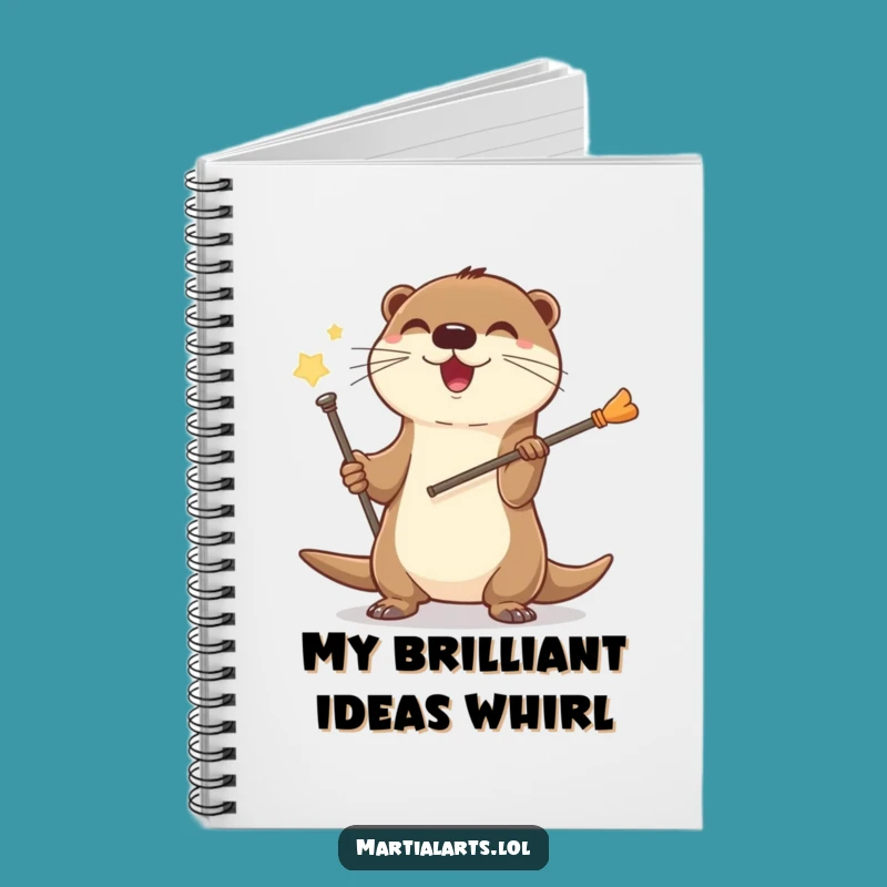 Funny Otter Staff Notebook: Journal Your Flourishes, Creative Funny Gift