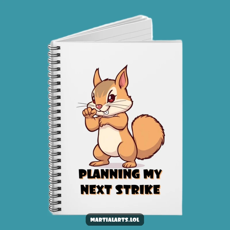 Funny Squirrel Punch Notebook: Journal Your Power, Creative Funny Gift