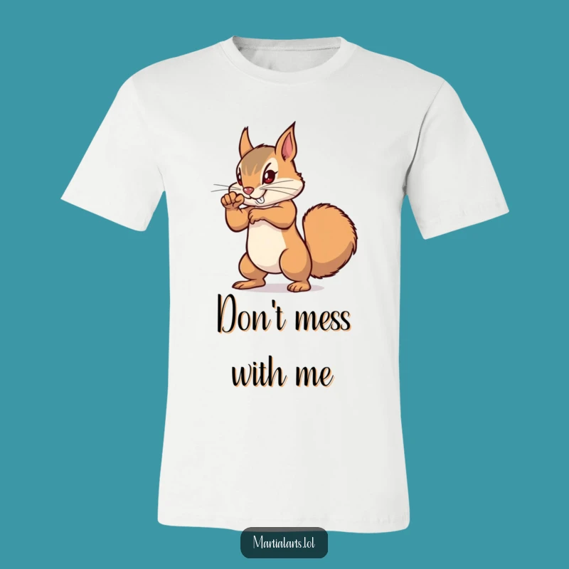 Funny Squirrel Punch T-Shirt: Intense Training, Awesome Funny Gift Tee