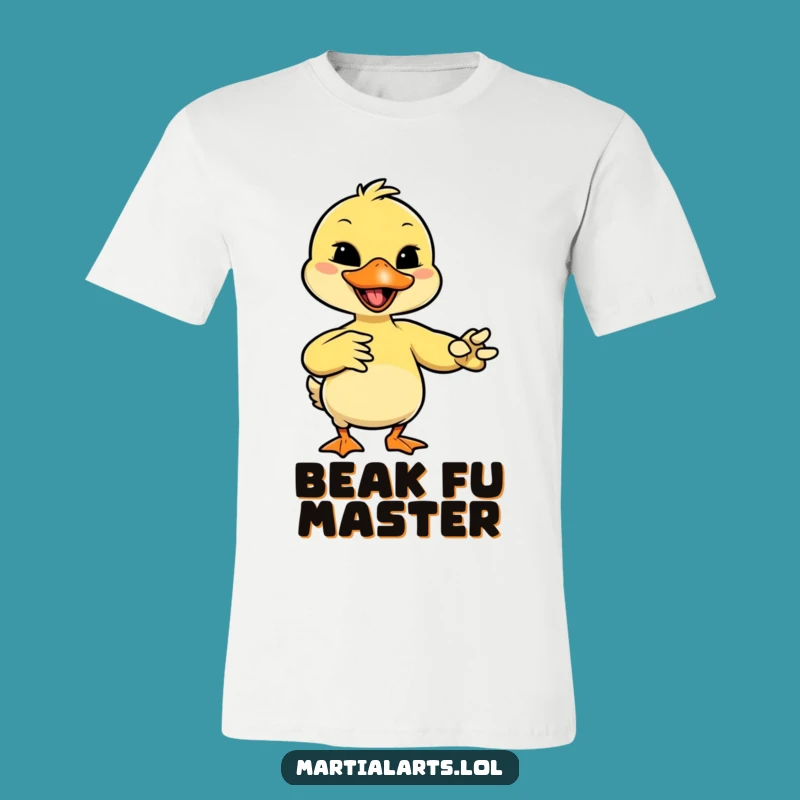 Funny Duck Martial Arts T-Shirt - Giggling Fighter Gift