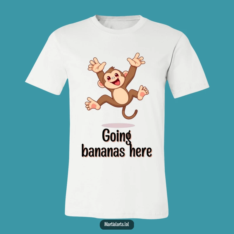 Funny Monkey Flip T-Shirt: Mischievous Acrobat Monkey Design, Hilarious Gift for Fun Lovers