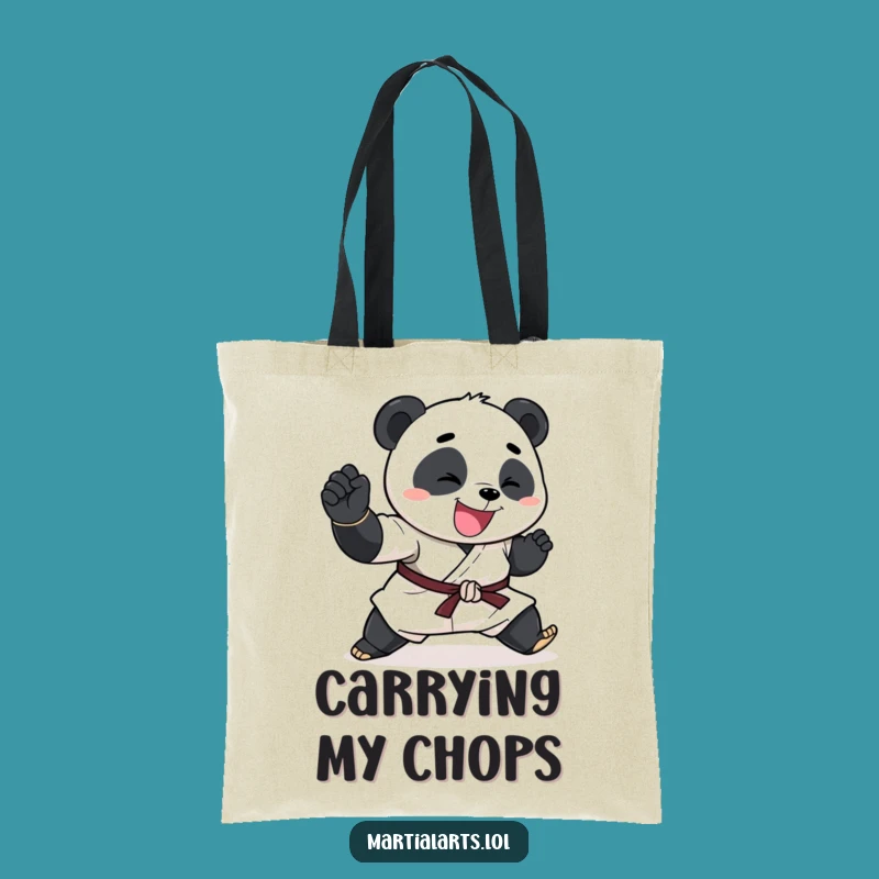 Funny Panda Tote Bag: Carry Your Essentials with a Kung Fu Panda Funny Gift