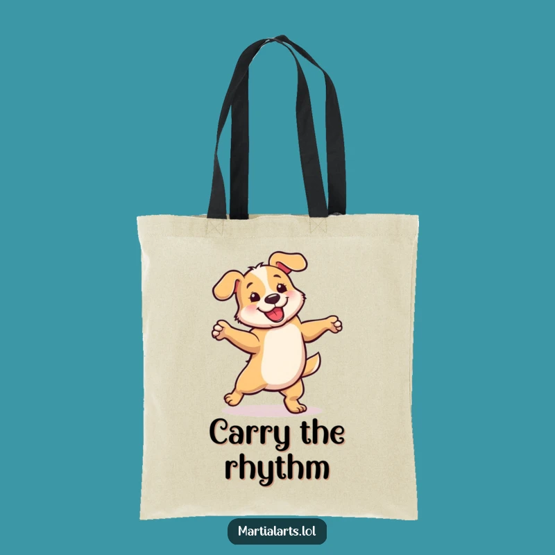 Funny Dancing Dog Tote Bag: Carry Your Fun On the Go, Hilarious Gift